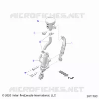 BRAKES, CILINDRO PRINCIPALE, REAR