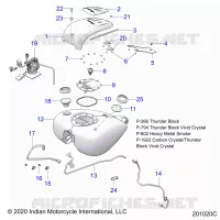 SISTEMA DI ALIMENTAZIONE CARBURANTE, FUEL TANK ASM.