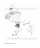 SISTEMA DI ALIMENTAZIONE CARBURANTE, FUEL TANK ASM.
