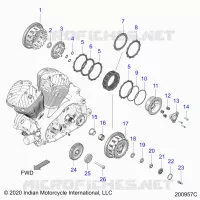 TRASMISSIONE, CLUTCH AND PRIMARY DRIVE