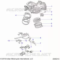 ENGINE, CORPO FARFALLATO AND FUEL RAIL