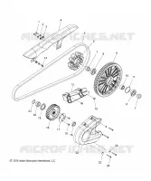 TRASMISSIONE, SPROCKETS, GUARDS AND BELT