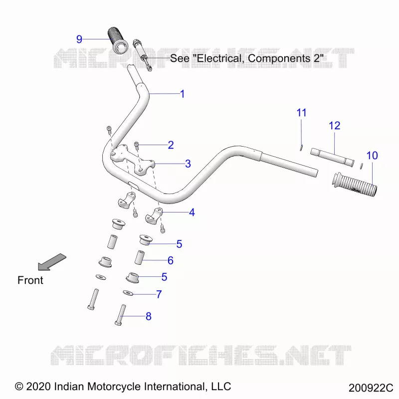 STEERING, MANUBRIO MONTAGGIO AND GRIPS