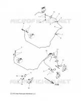 BRAKES, BRAKE LINE, FRONT, ABS - N15CCC/CCV ALL OPTIONS (49INDIANBRAKELINE14)