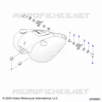SISTEMA DI ALIMENTAZIONE CARBURANTE, FUEL TANK MOUNTING