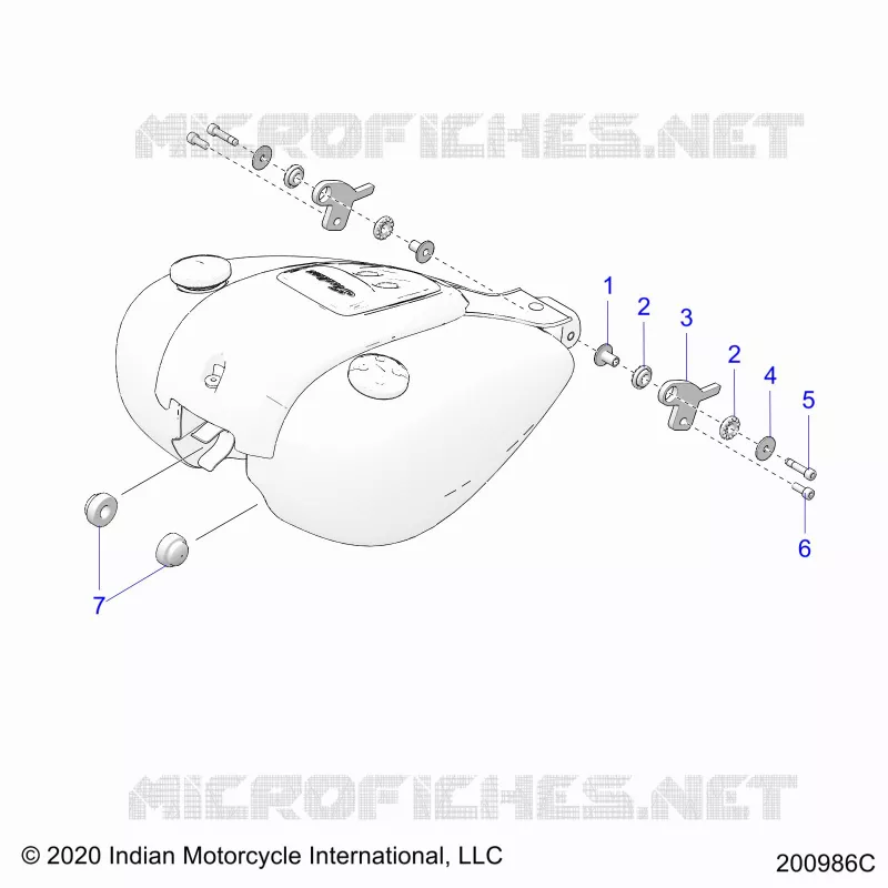 SISTEMA DI ALIMENTAZIONE CARBURANTE, FUEL TANK MOUNTING