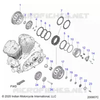 TRASMISSIONE, CLUTCH AND PRIMARY DRIVE
