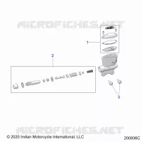 FRENO POSTERIORE, MASTER CYLINDER