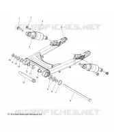 SOSPENSIONE POSTERIORE ASM., SWING ARM AND SHOCKS