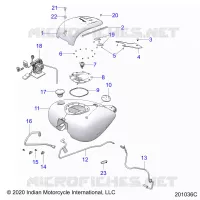 SISTEMA DI ALIMENTAZIONE CARBURANTE, FUEL TANK ASM.
