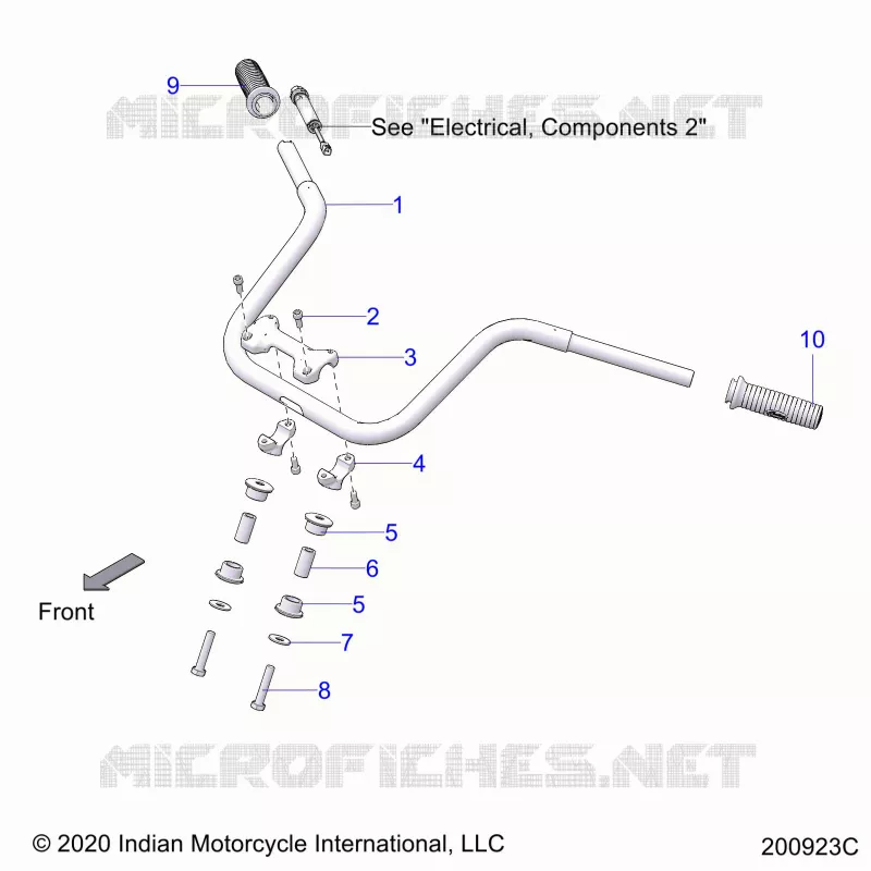 STEERING, MANUBRIO MONTAGGIO AND GRIPS