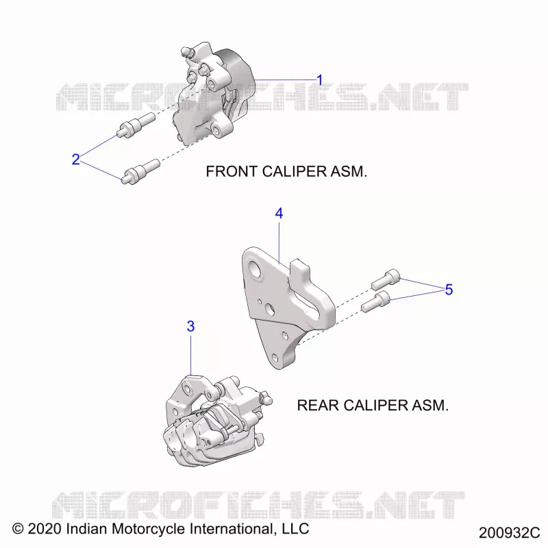 BRAKES, PINZA FRENO ANTERIORE AND REAR