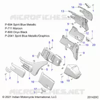 BODY, SIDE/REAR COVERS