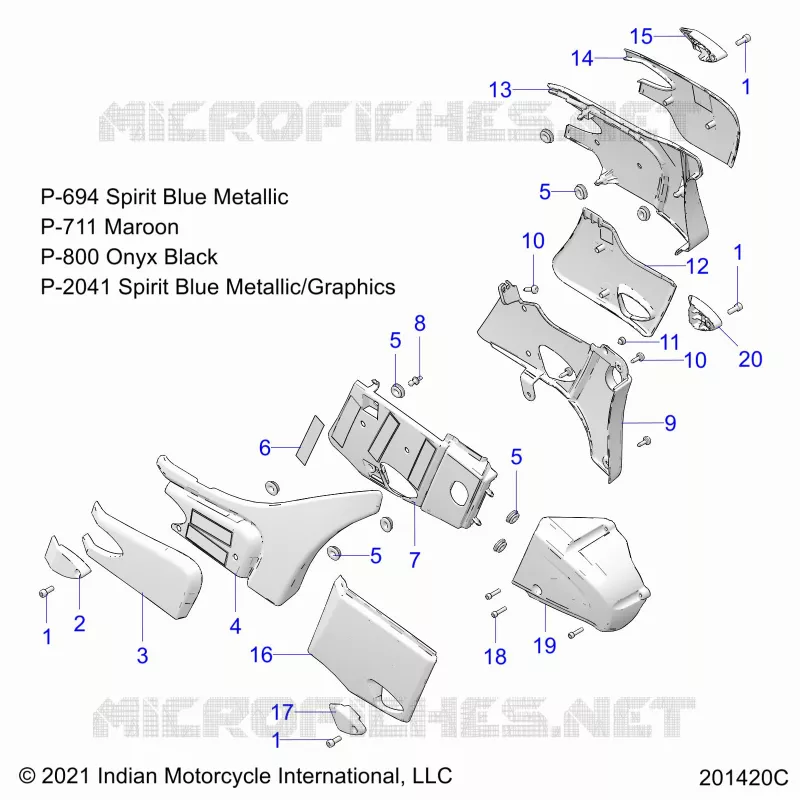 BODY, SIDE/REAR COVERS