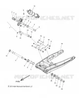 SOSPENSIONE POSTERIORE ASM., SWING ARM AND SHOCK