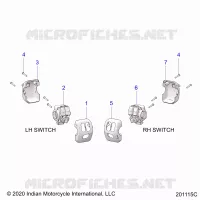 ELETTRICO, SWITCH CONTROLS, LH/RH