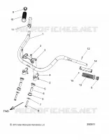 STEERING, MANUBRIO MONTAGGIO AND GRIPS