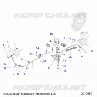 FRENO POSTERIORE ASM., W/ABS