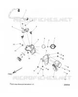 SISTEMA DI ALIMENTAZIONE CARBURANTE, FUEL CLAM SHELL/THROTTLE BODY