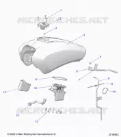 SISTEMA DI ALIMENTAZIONE CARBURANTE, FUEL TANK ASM.