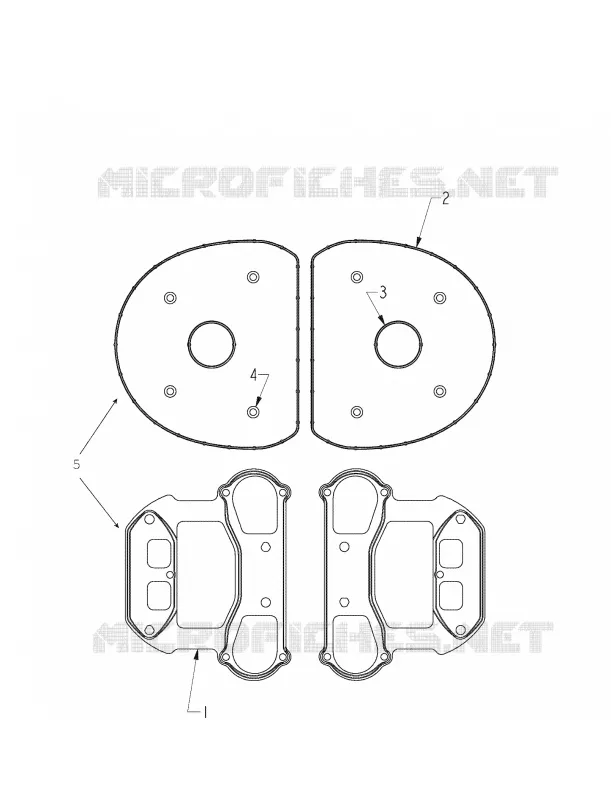 ENGINE, ROCKER COVER GASKET KIT - N121C/V/D ALL OPTIONS (INDIANGASKETKITRC12CC)