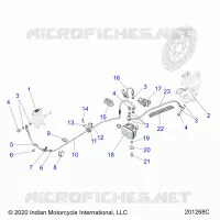 FRENO POSTERIORE ASM., W/ABS
