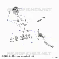BRAKES, CILINDRO PRINCIPALE, FRONT