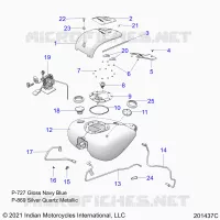 SISTEMA DI ALIMENTAZIONE CARBURANTE, FUEL TANK ASM.