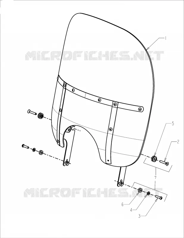WINDSHIELD - N121C/V/D ALL OPTIONS (INDIANWINDSHIELD12CC)