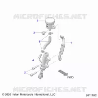 BRAKES, CILINDRO PRINCIPALE, REAR