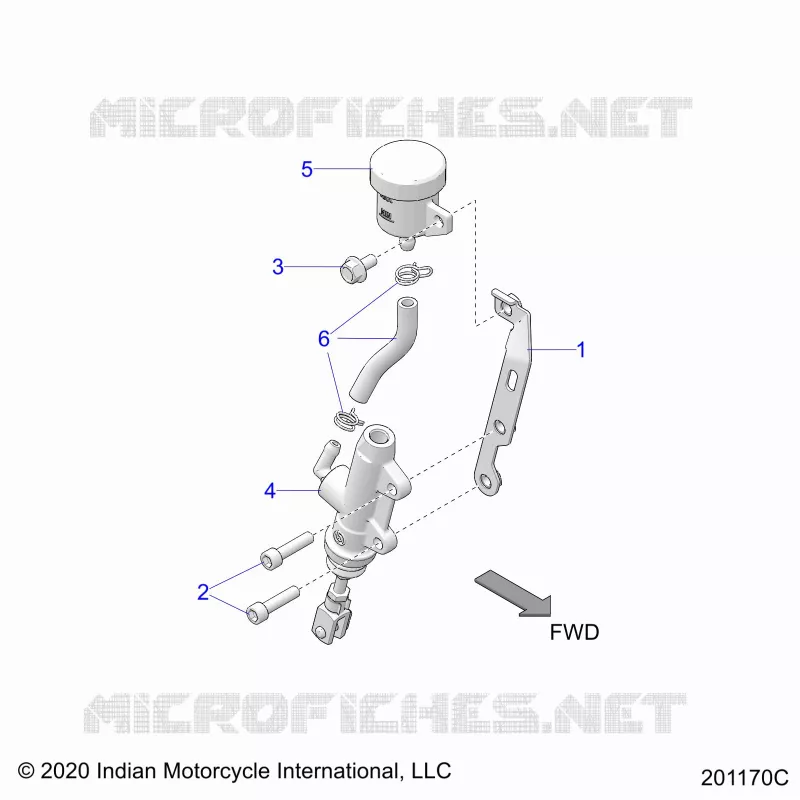 BRAKES, CILINDRO PRINCIPALE, REAR