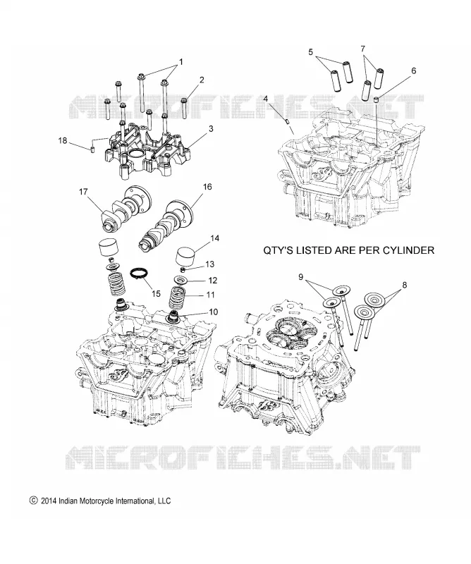 ENGINE, TESTA CILINDRO ASM.