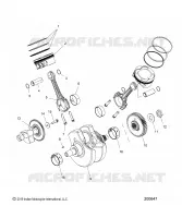 ENGINE, PISTON AND ALBERO MOTORE