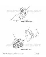 BRAKES, PINZA FRENO ANTERIORE AND REAR