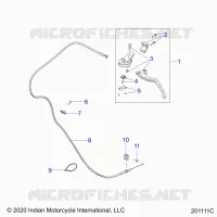 CONTROLS, LEVA FRIZIONE AND CABLE