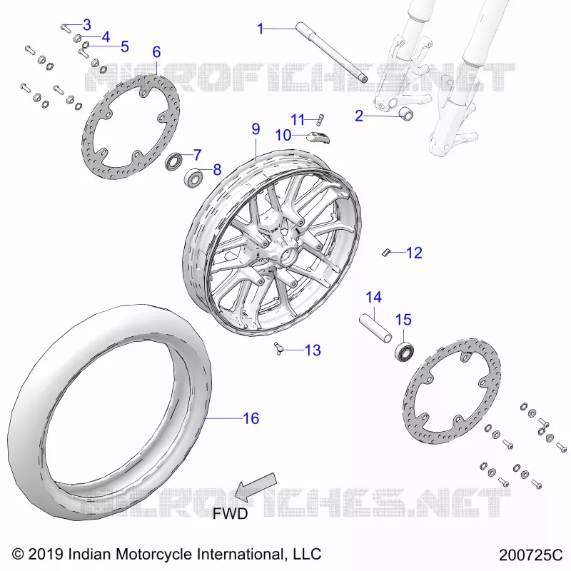 RUOTA ANTERIORE