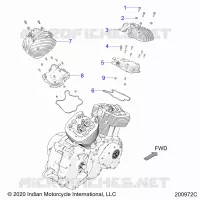 MOTORE, ROCKER COVERS