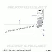 FRENO POSTERIORE, MASTER CYLINDER