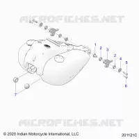 SISTEMA DI ALIMENTAZIONE CARBURANTE, FUEL TANK MOUNTING