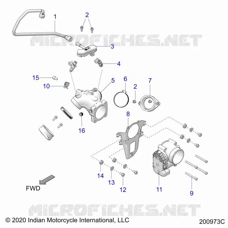 SISTEMA DI ALIMENTAZIONE CARBURANTE, FUEL CLAM SHELL/THROTTLE BODY