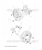 COPERCHI MOTORE LATERALI, IGN./THERMOSTAT