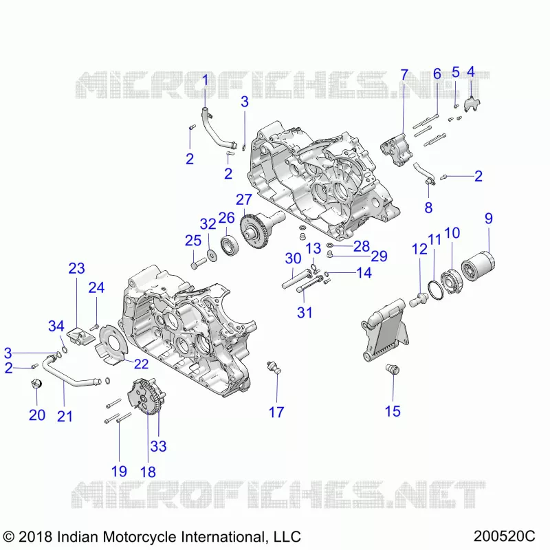 MOTORE, OIL SYSTEM