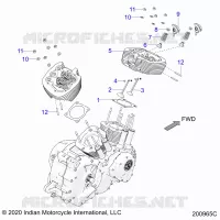 ENGINE, TESTA CILINDRO ASM.