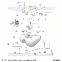 SISTEMA DI ALIMENTAZIONE CARBURANTE, FUEL TANK ASM.
