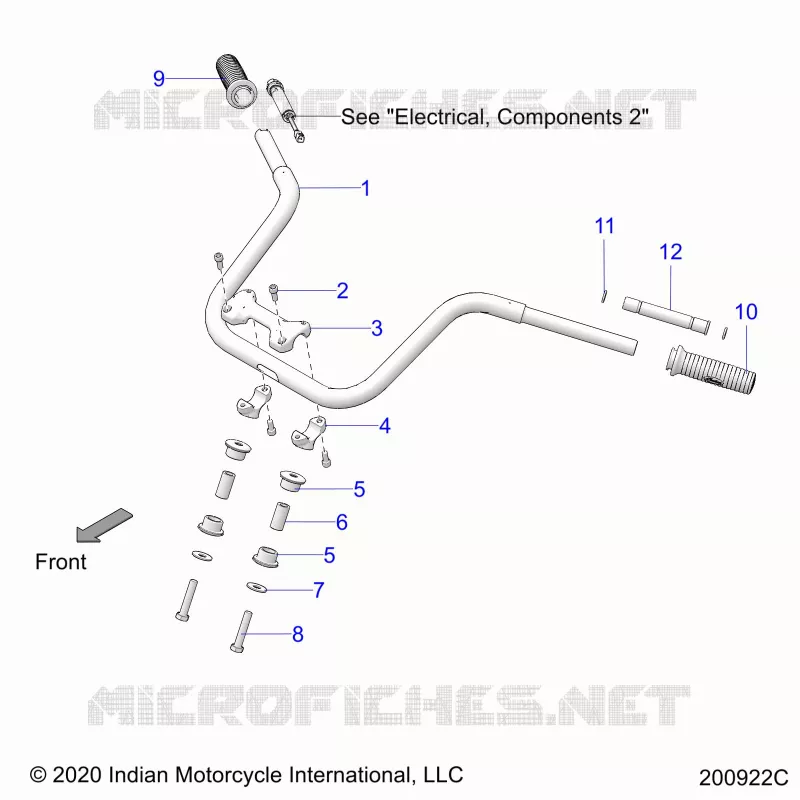 STEERING, MANUBRIO MONTAGGIO AND GRIPS