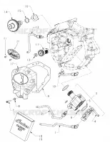 ENGINE, CAM BOX AND OIL PUMP - N131C/D/V ALL OPTIONS (INDIANOILPUMP12CC)
