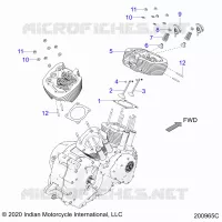 ENGINE, TESTA CILINDRO ASM.