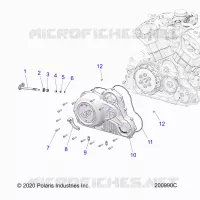 MOTORE, COVER ASM., PRIMARY DRIVE