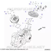ENGINE, TESTA CILINDRO ASM.