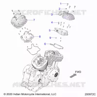 MOTORE, ROCKER COVERS